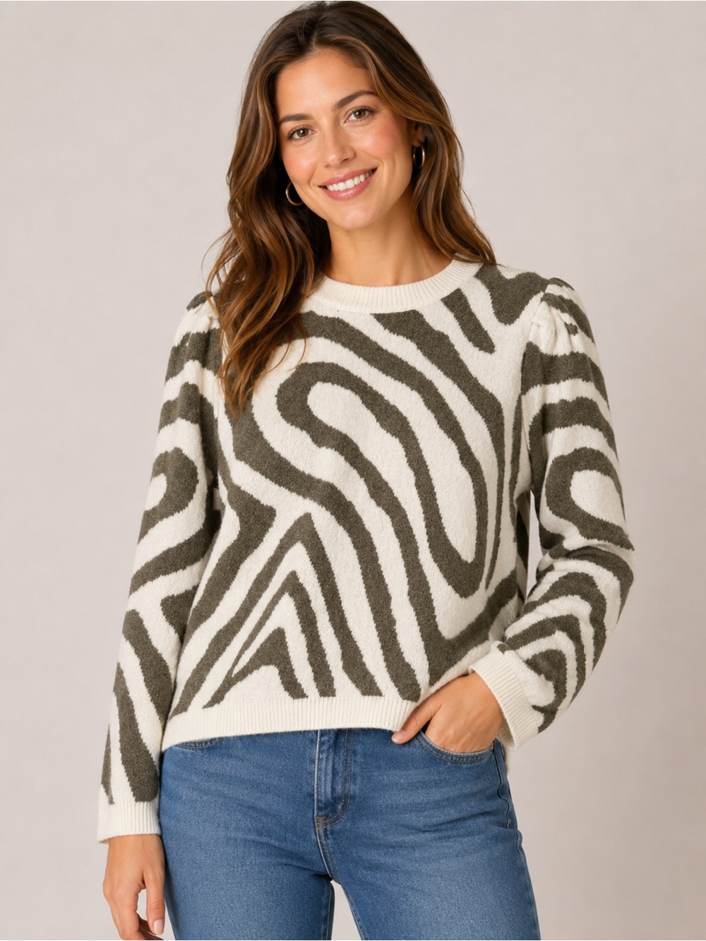 Love Ellie Arjen Pleated Shoulder Detail Sweater - NWOT - Size XXL